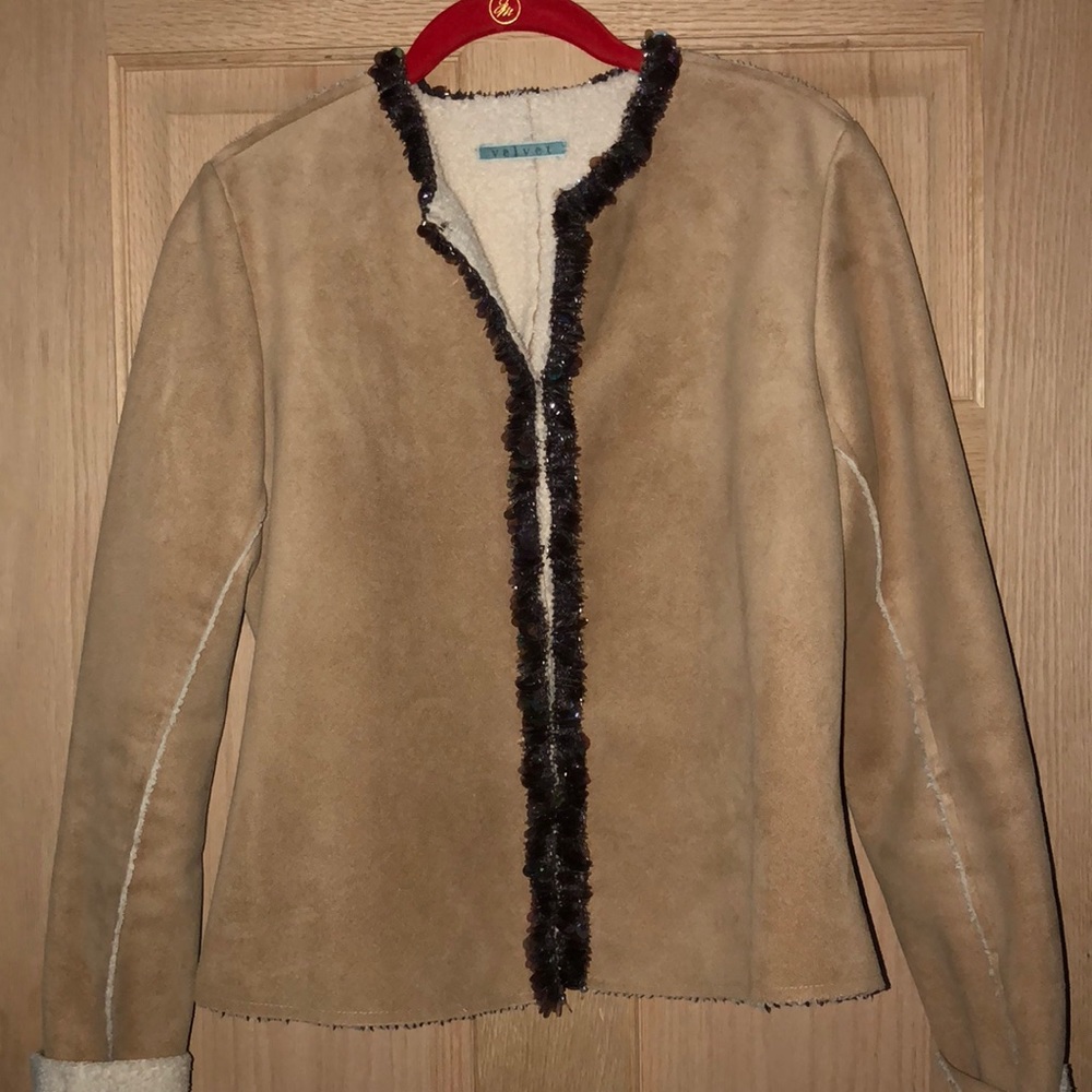 Velvet by Graham & Spencer L Fancy Faux Sherpa
